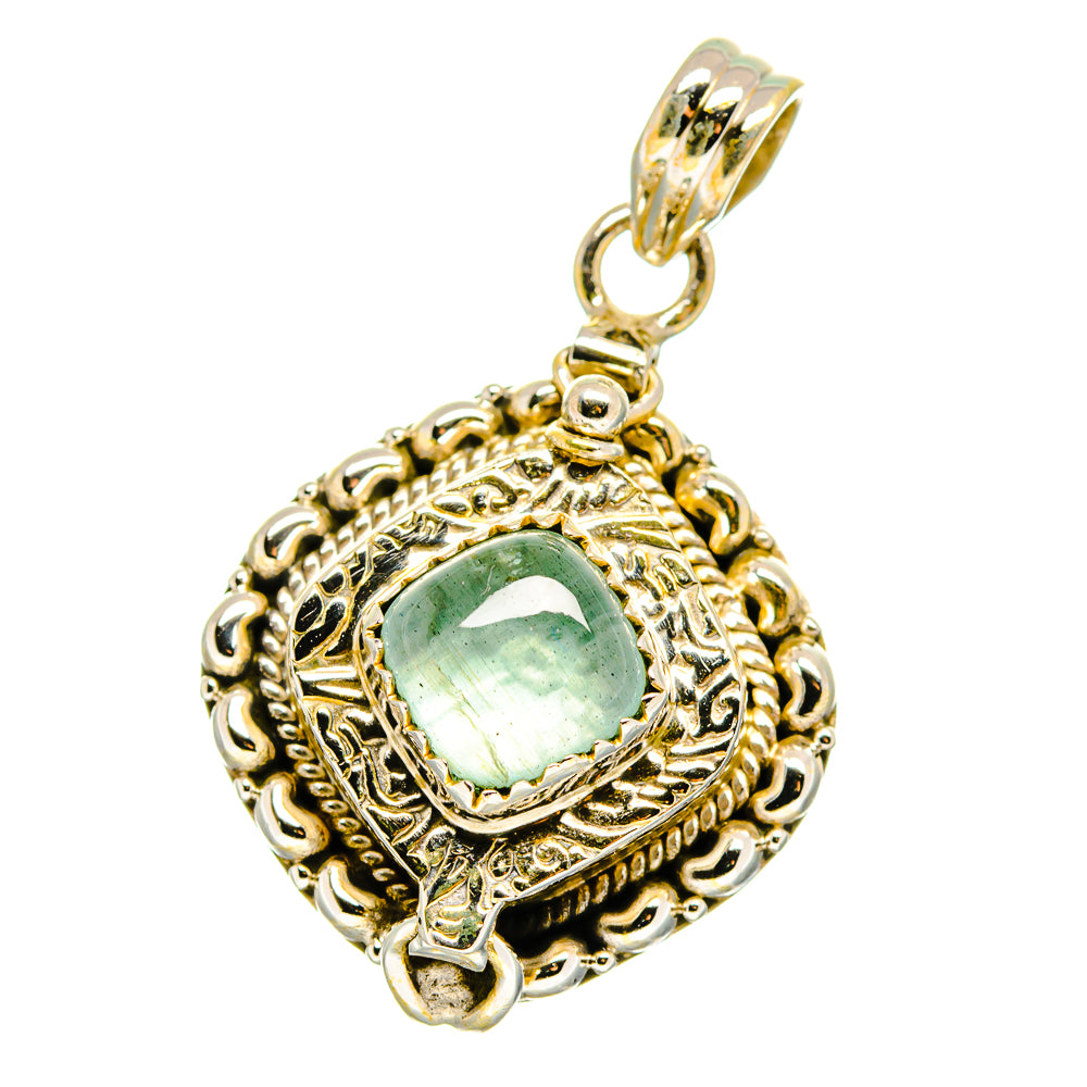 Aquamarine Pendants handcrafted by Ana Silver Co - PD15773