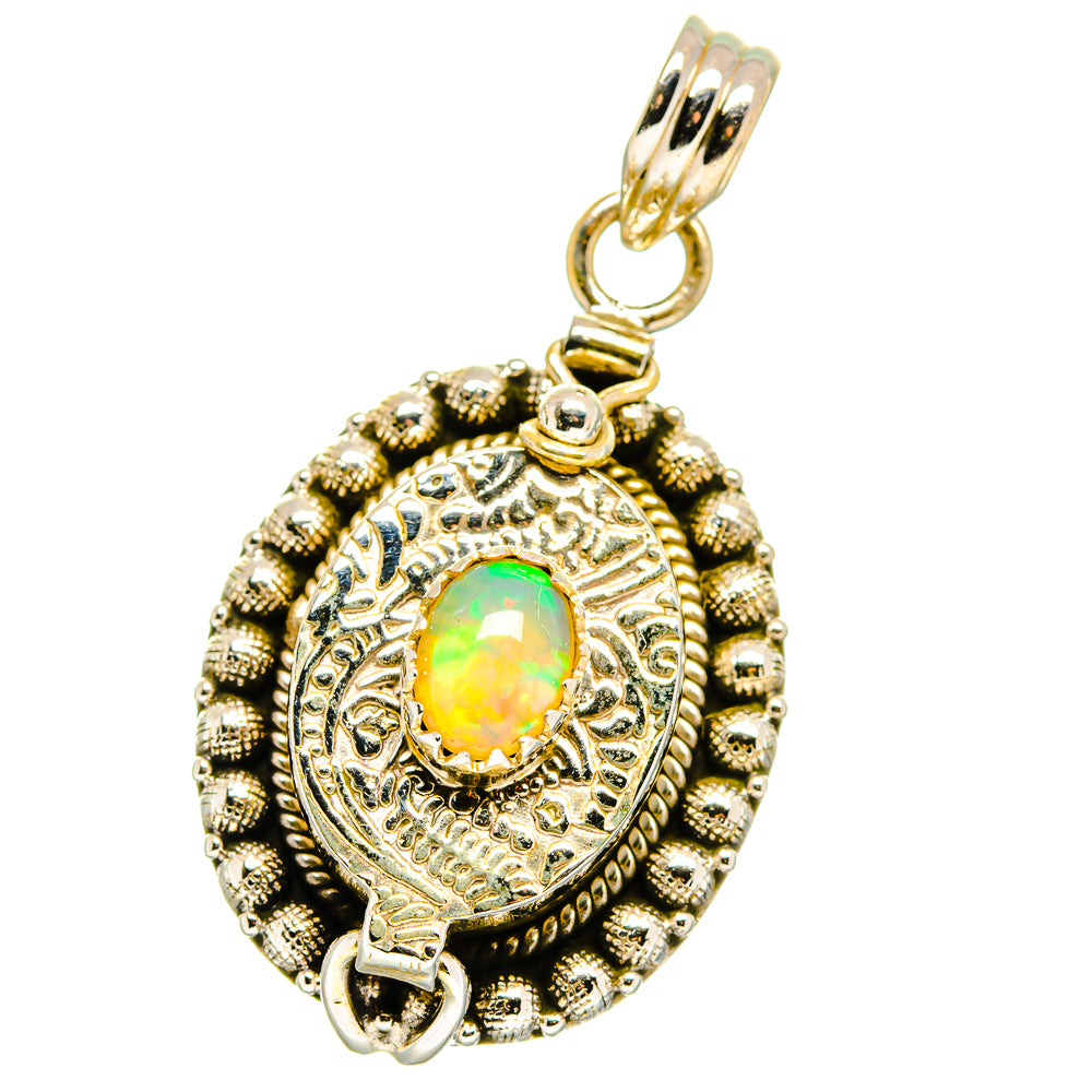 Ethiopian Opal Pendants handcrafted by Ana Silver Co - PD15774