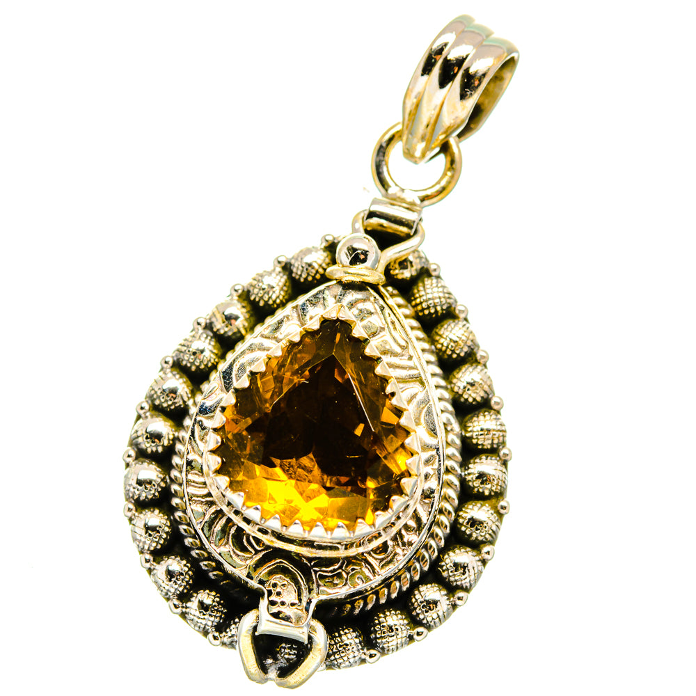 Citrine Pendants handcrafted by Ana Silver Co - PD15779