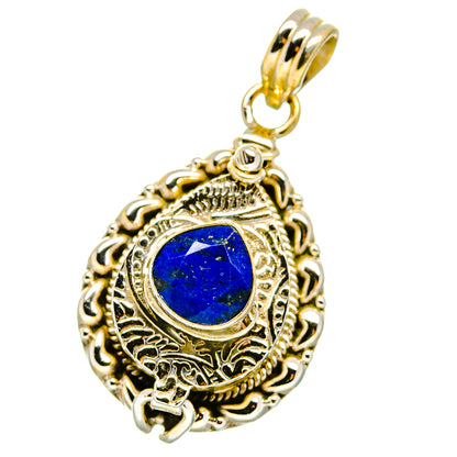 Lapis Lazuli Pendants handcrafted by Ana Silver Co - PD15781