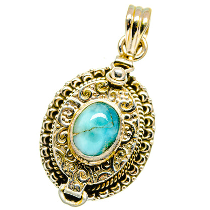 Larimar Pendants handcrafted by Ana Silver Co - PD15792