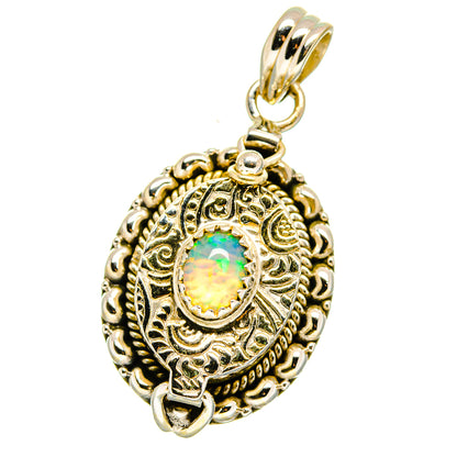 Ethiopian Opal Pendants handcrafted by Ana Silver Co - PD15795