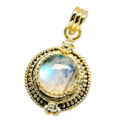 Rainbow Moonstone Pendants handcrafted by Ana Silver Co - PD15796