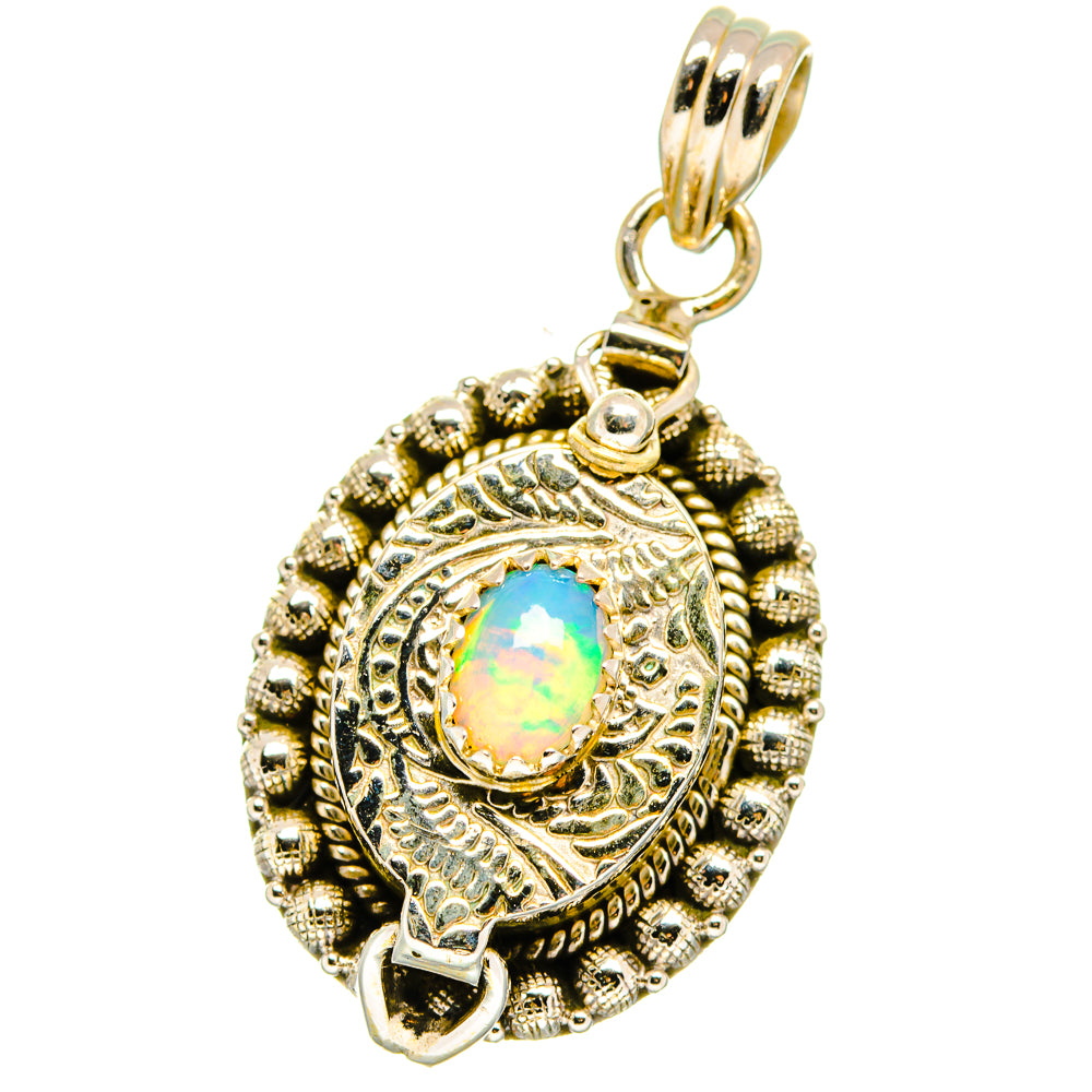 Ethiopian Opal Pendants handcrafted by Ana Silver Co - PD15798