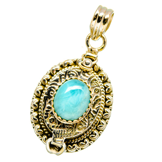 Larimar Pendants handcrafted by Ana Silver Co - PD15799
