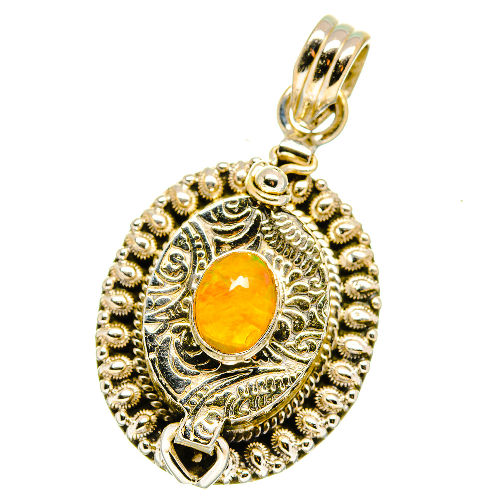Ethiopian Opal Pendants handcrafted by Ana Silver Co - PD15801
