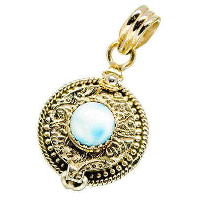 Larimar Pendants handcrafted by Ana Silver Co - PD15805
