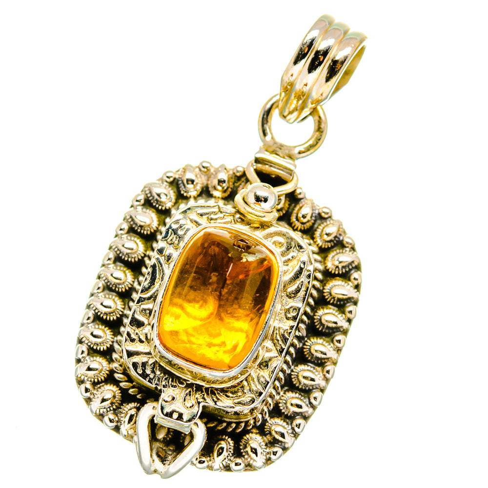 Citrine Pendants handcrafted by Ana Silver Co - PD15807