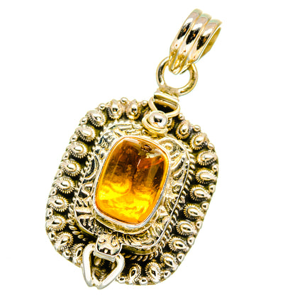 Citrine Pendants handcrafted by Ana Silver Co - PD15807