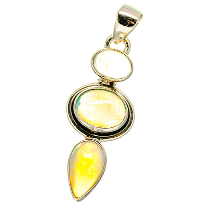 Ethiopian Opal Pendants handcrafted by Ana Silver Co - PD15812
