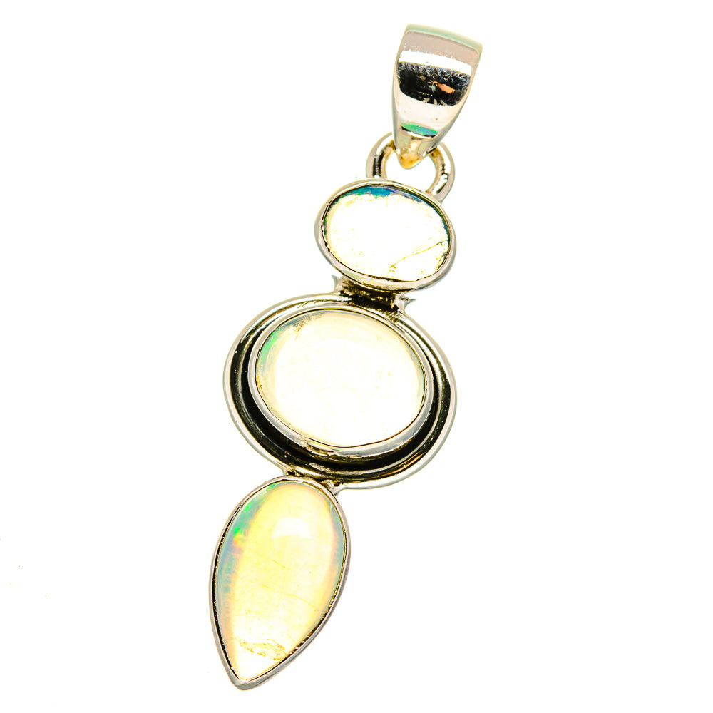 Ethiopian Opal Pendants handcrafted by Ana Silver Co - PD15813