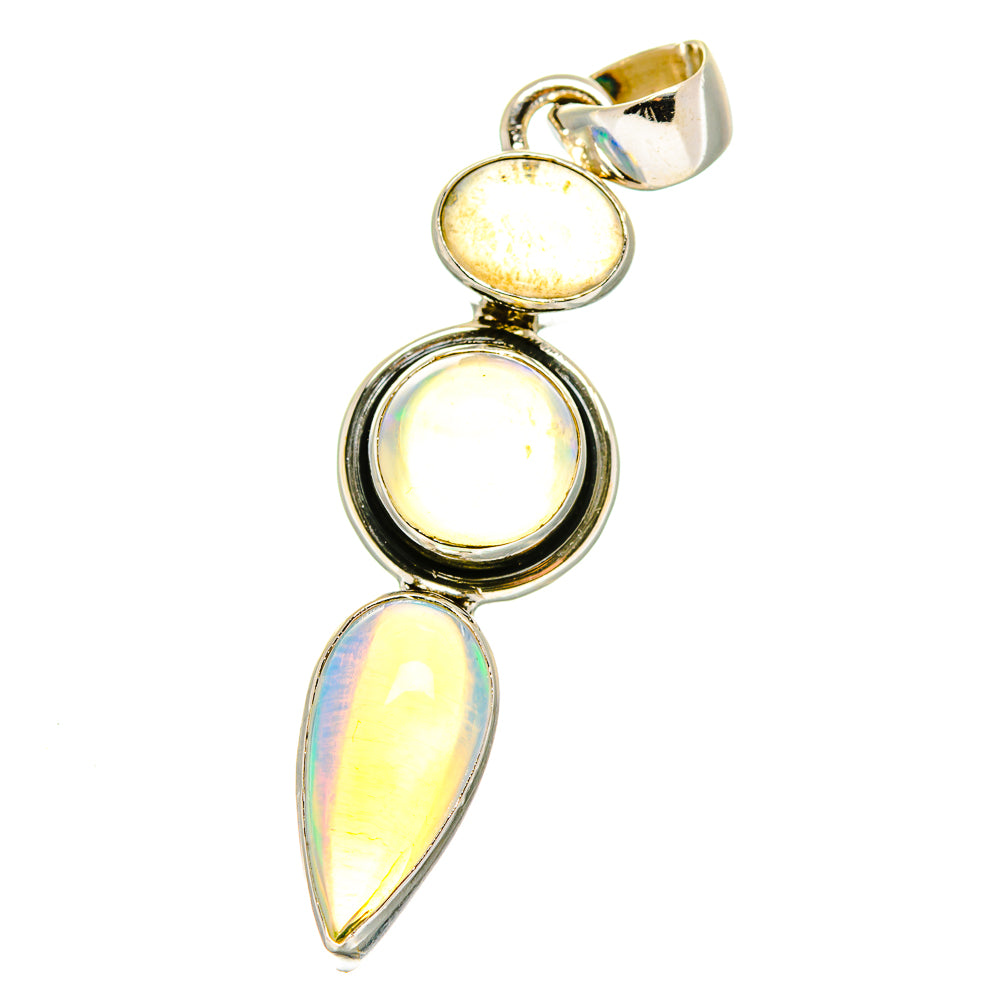 Ethiopian Opal Pendants handcrafted by Ana Silver Co - PD15815