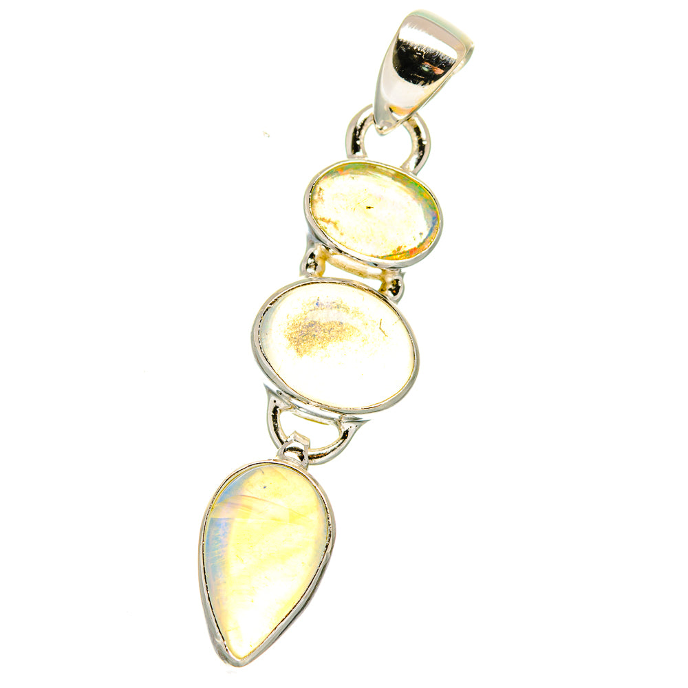 Ethiopian Opal Pendants handcrafted by Ana Silver Co - PD15818