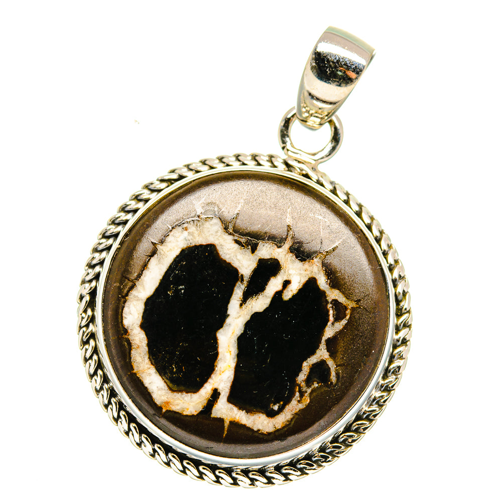 Septarian Geode Pendants handcrafted by Ana Silver Co - PD15831