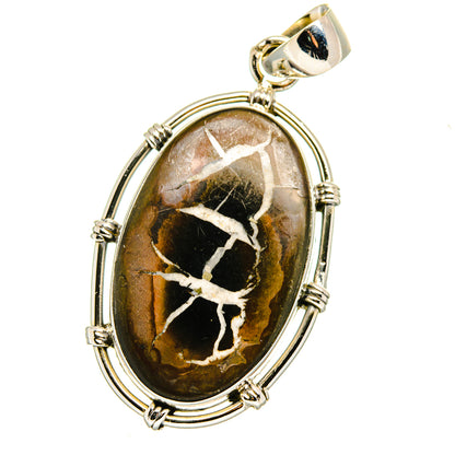Septarian Geode Pendants handcrafted by Ana Silver Co - PD15832