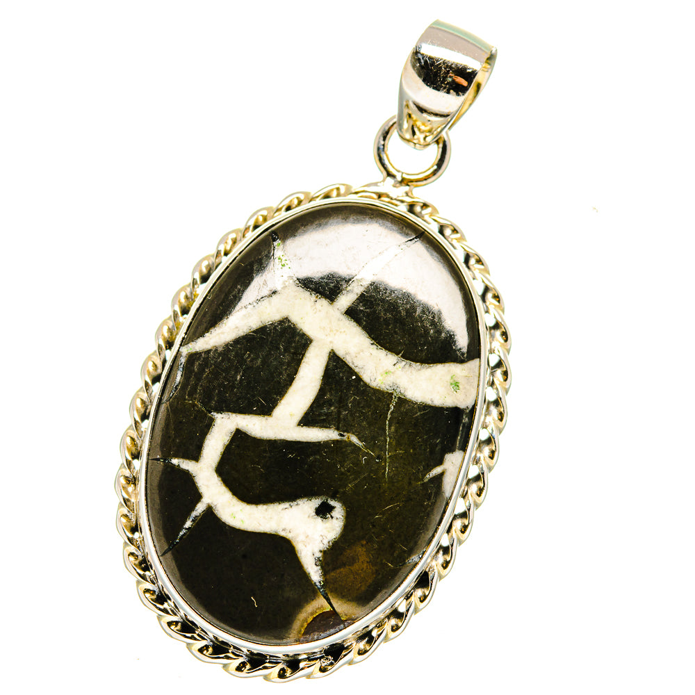 Septarian Geode Pendants handcrafted by Ana Silver Co - PD15834