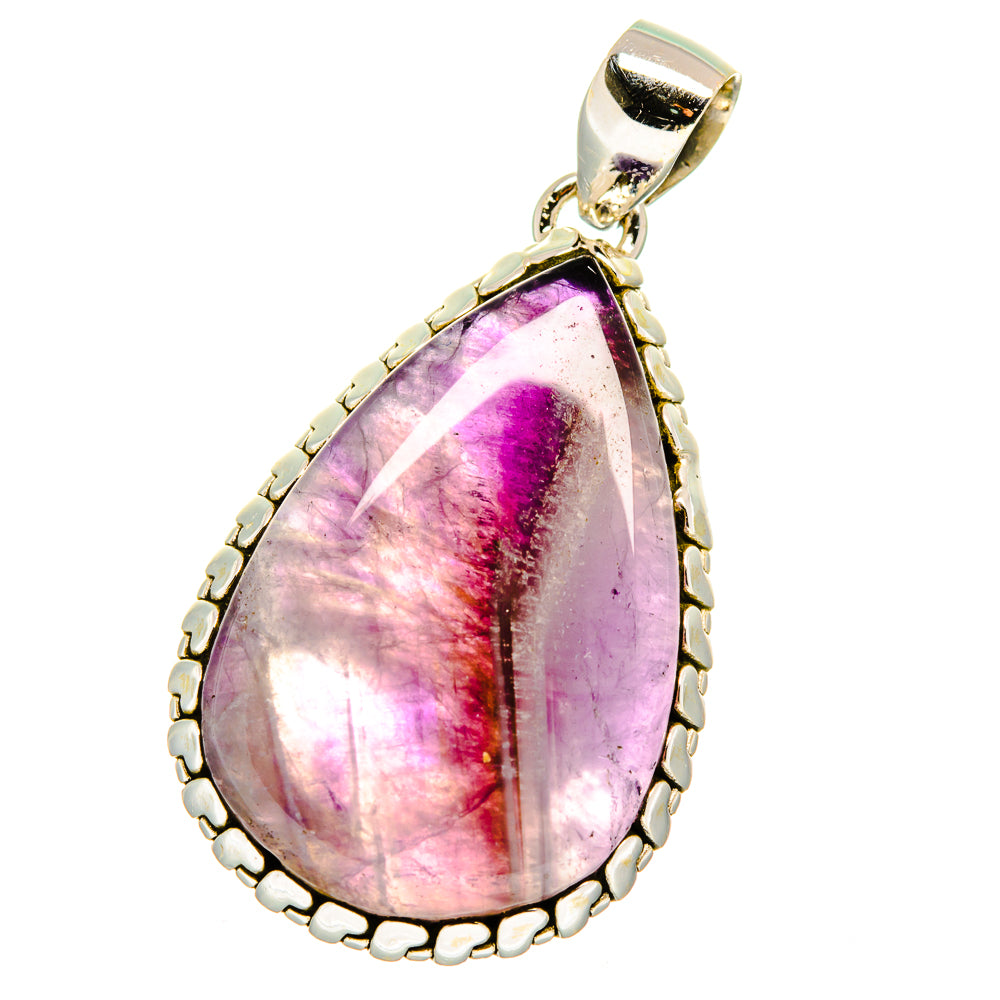 Chevron Amethyst Pendants handcrafted by Ana Silver Co - PD15847