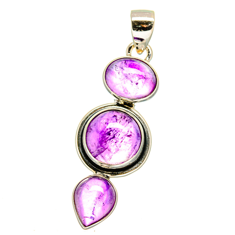 Amethyst Pendants handcrafted by Ana Silver Co - PD15848
