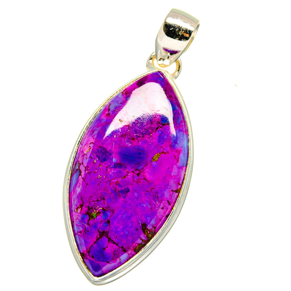 Purple Copper Composite Turquoise Pendants handcrafted by Ana Silver Co - PD15850