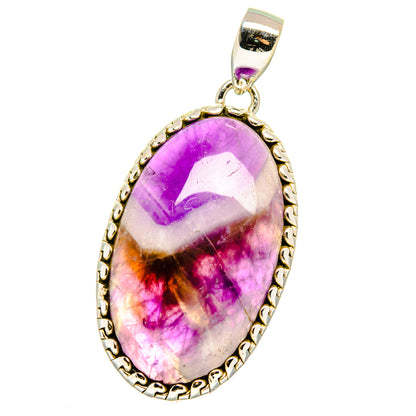 Chevron Amethyst Pendants handcrafted by Ana Silver Co - PD15852