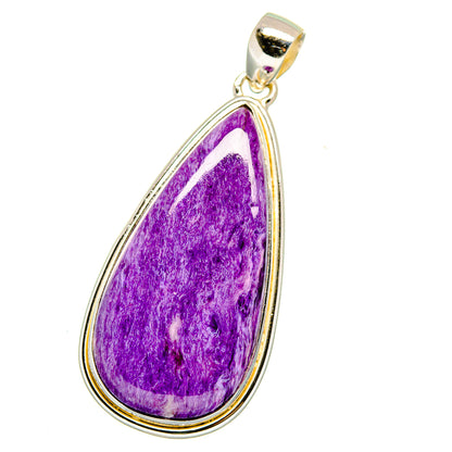 Charoite Pendants handcrafted by Ana Silver Co - PD15856