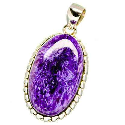 Charoite Pendants handcrafted by Ana Silver Co - PD15857