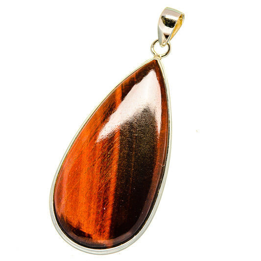 Red Tiger Eye Pendants handcrafted by Ana Silver Co - PD15860