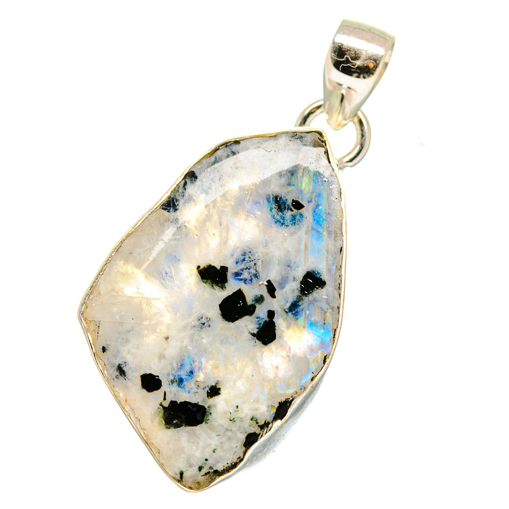 Rainbow Moonstone Pendants handcrafted by Ana Silver Co - PD15893