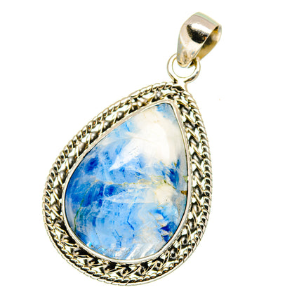 Blue Scheelite Pendants handcrafted by Ana Silver Co - PD15898