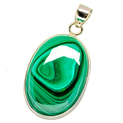 Malachite Pendants handcrafted by Ana Silver Co - PD15913