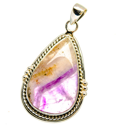 Chevron Amethyst Pendants handcrafted by Ana Silver Co - PD15952