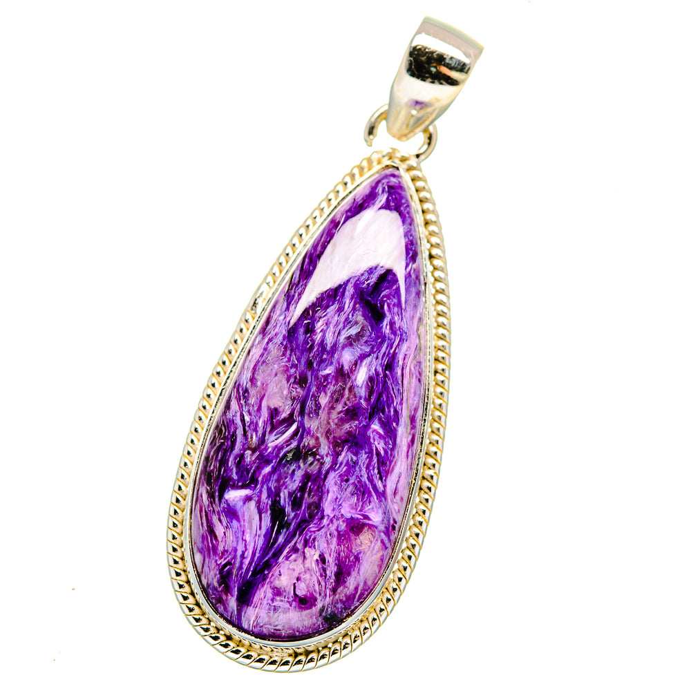Charoite Pendants handcrafted by Ana Silver Co - PD15953