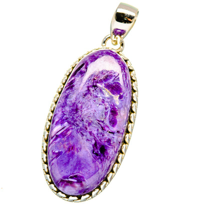 Charoite Pendants handcrafted by Ana Silver Co - PD15954