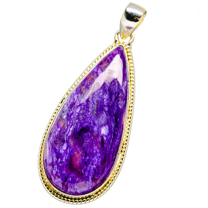 Charoite Pendants handcrafted by Ana Silver Co - PD15955