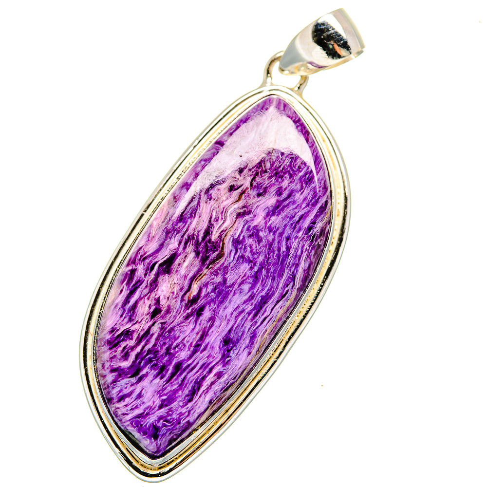 Charoite Pendants handcrafted by Ana Silver Co - PD15956