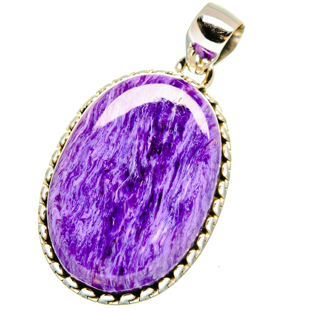 Charoite Pendants handcrafted by Ana Silver Co - PD15957