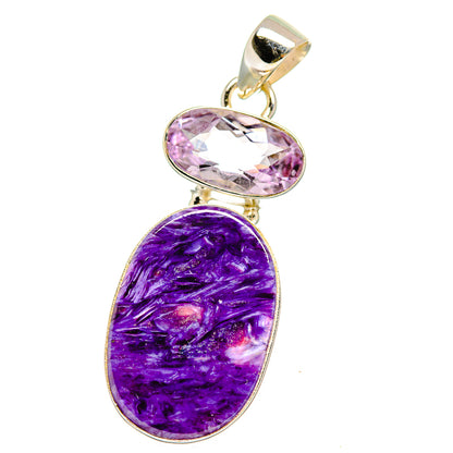 Charoite Pendants handcrafted by Ana Silver Co - PD15958