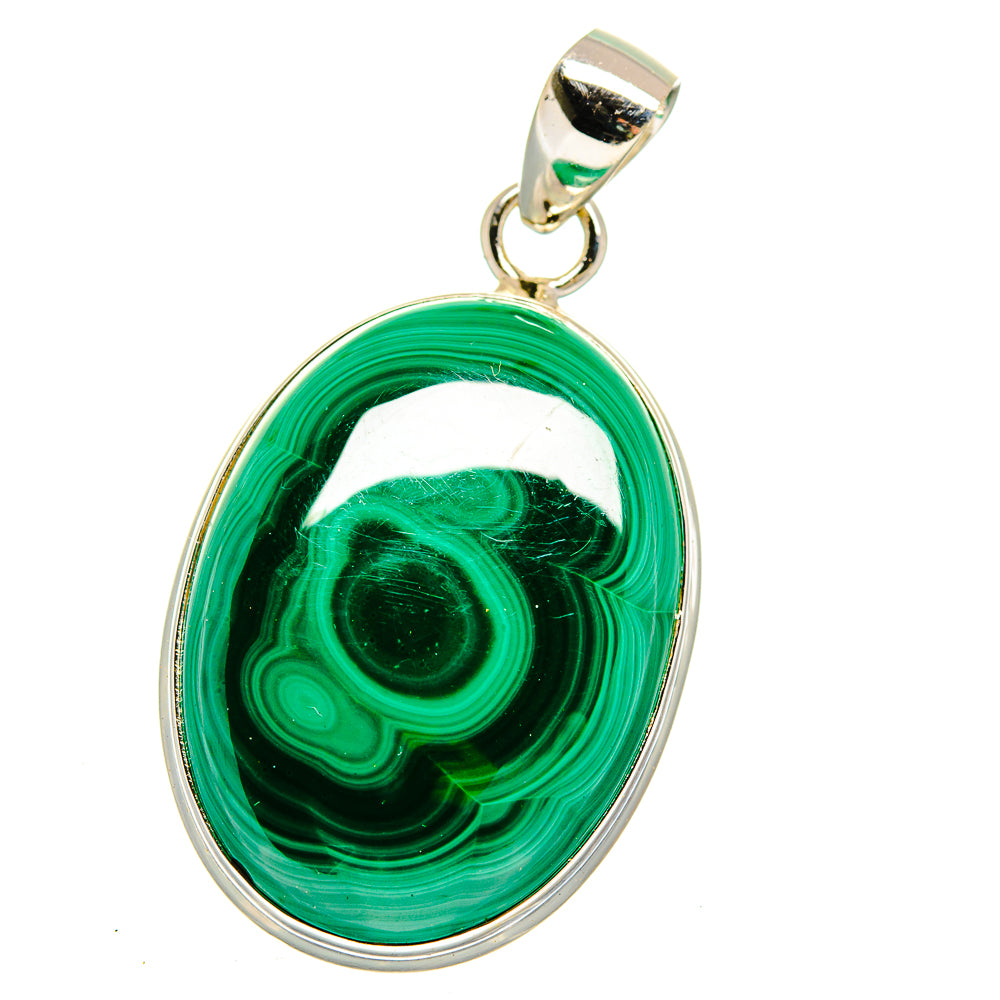 Malachite Pendants handcrafted by Ana Silver Co - PD15975