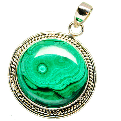 Malachite Pendants handcrafted by Ana Silver Co - PD15980