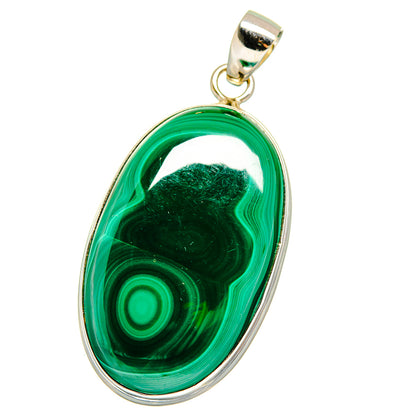 Malachite Pendants handcrafted by Ana Silver Co - PD15981