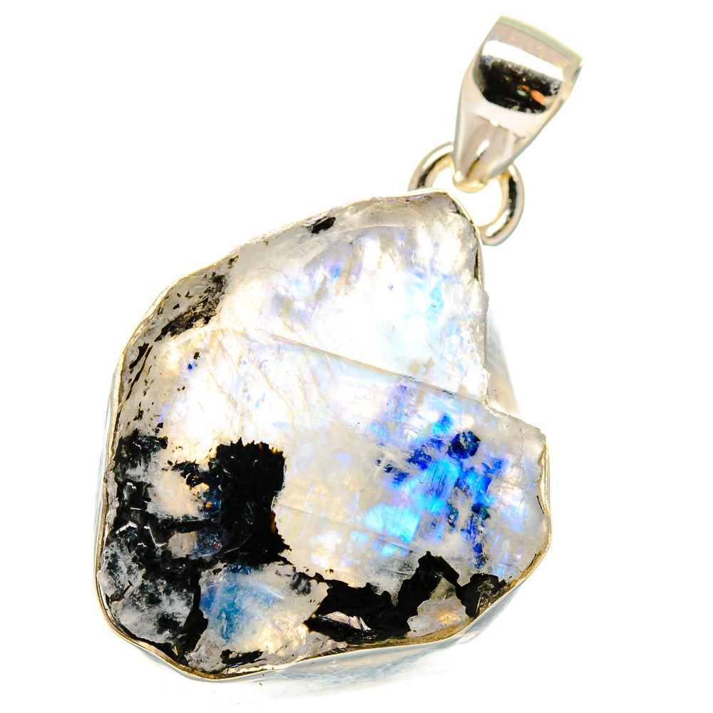 Rainbow Moonstone Pendants handcrafted by Ana Silver Co - PD15993