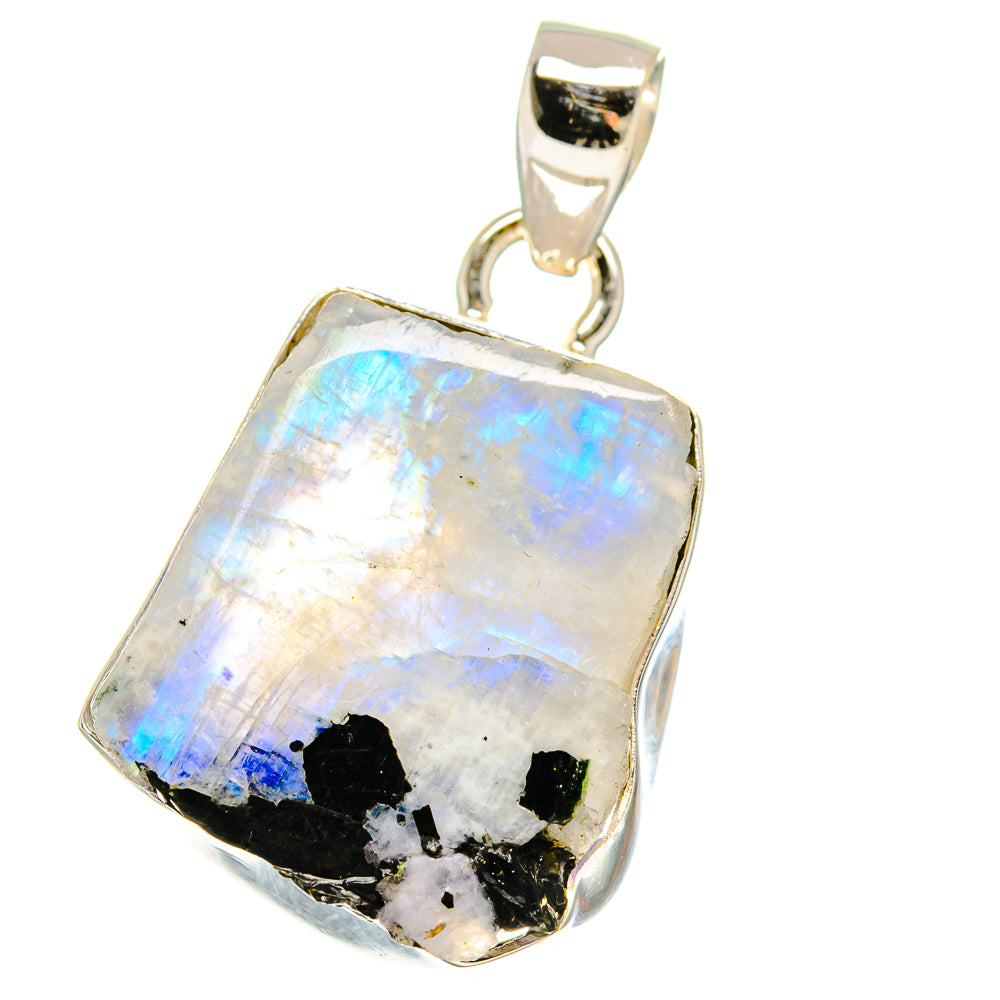 Rainbow Moonstone Pendants handcrafted by Ana Silver Co - PD15994