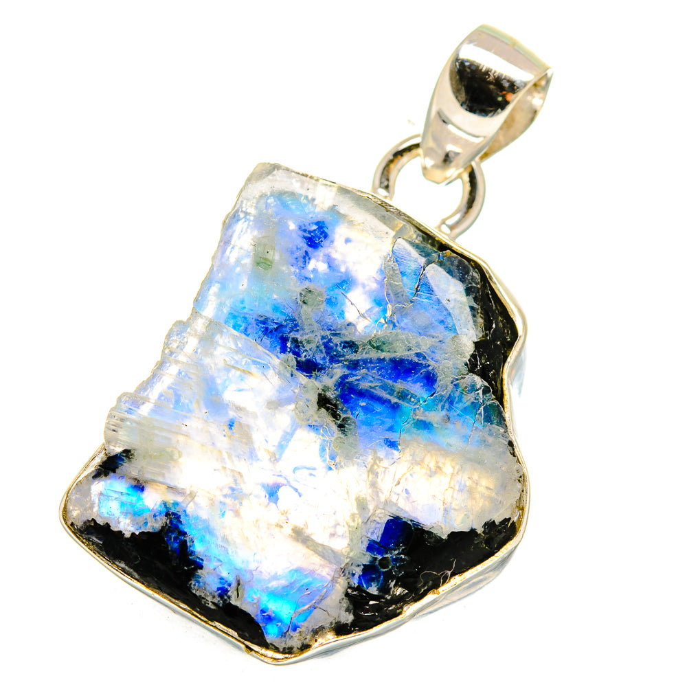 Rainbow Moonstone Pendants handcrafted by Ana Silver Co - PD15995