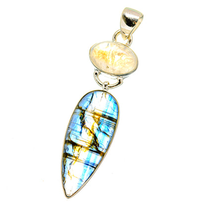 Kyanite Pendants handcrafted by Ana Silver Co - PD15998