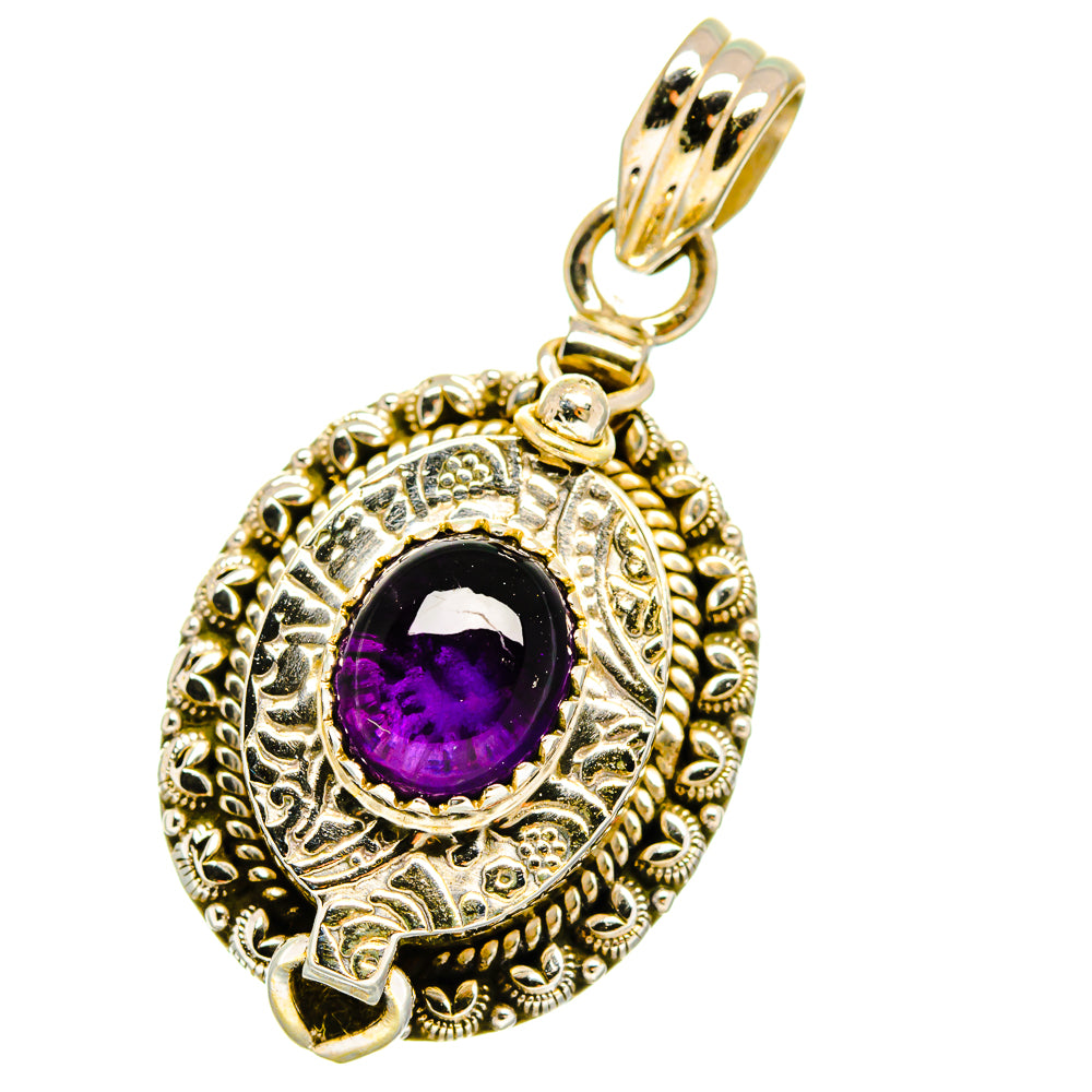 Amethyst Pendants handcrafted by Ana Silver Co - PD16010