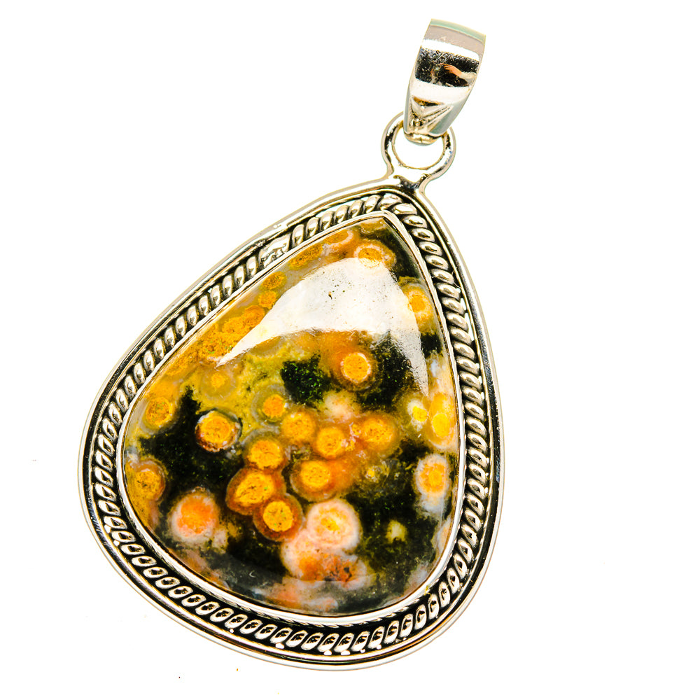 Ocean Jasper Pendants handcrafted by Ana Silver Co - PD16023
