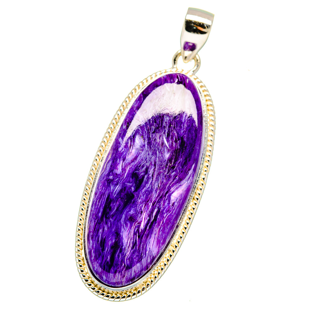 Charoite Pendants handcrafted by Ana Silver Co - PD16039