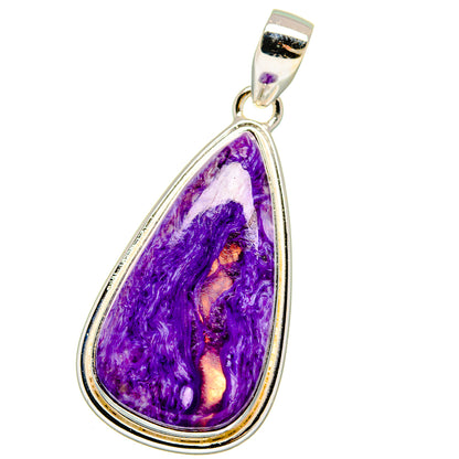 Charoite Pendants handcrafted by Ana Silver Co - PD16043