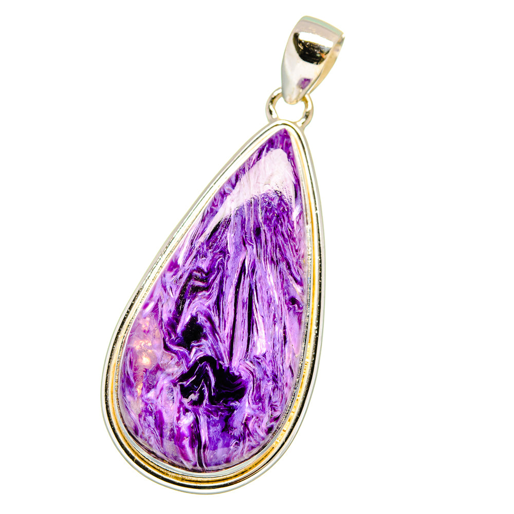 Charoite Pendants handcrafted by Ana Silver Co - PD16044