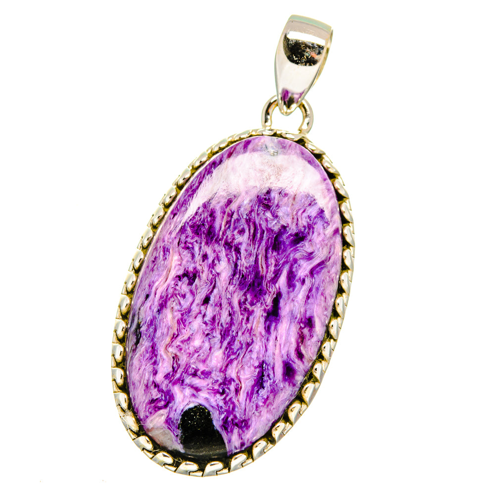 Charoite Pendants handcrafted by Ana Silver Co - PD16048